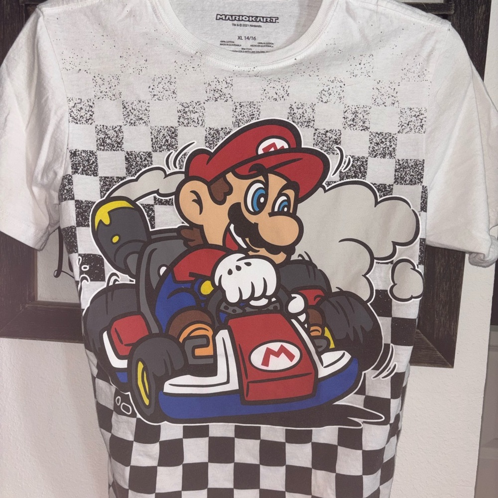 Nintendo Mario Kart White T-Shirt